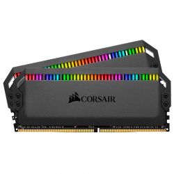 DDR 4 3600MHZ CORSAIR DOMINATOR PLATINUM RGB - DDR4 - KIT - 16 GO: 2 X 8 GO- PC4-28800