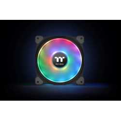 VENTILATEUR BOITIER THERMALTAKE RIING DUO 14 LED RGB TT PREMIUM EDITION 3ER PACK (140X140X25MM) - 4 PINS