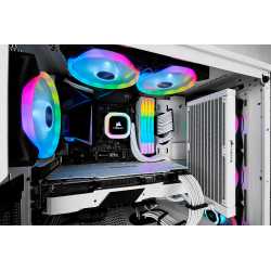 VENTILATEUR BOITIER CORSAIR ICUE QL120 RGB TRIPLE FAN +LIGHTING NODE CORE -120MM - 4PINS