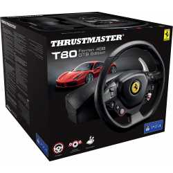 VOLANT THRUSTMASTER T80 FERRARI 488 GTB EDITION + PEDALIER