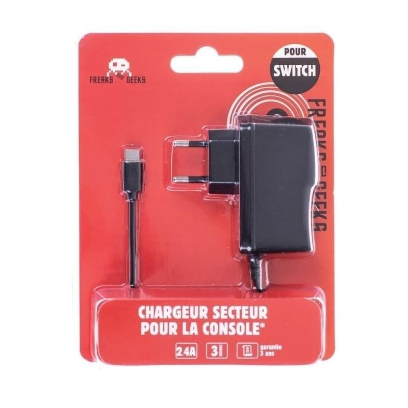 CHARGEUR SECTEUR SWITCH ET SWITCH LITE ( JUSTE LA CONSOLE)