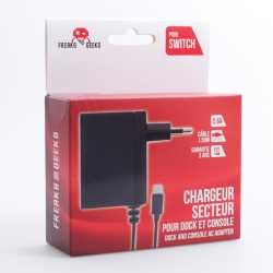 CHARGEUR (ALIMENTATION) SECTEUR NINTENDO SWITCH - (CONSOLE + DOCK)