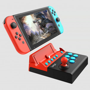 IPEGA GLADIATOR GAME JOYSTICK ARCADE PLUG AND PLAY WITH TURBO POUR NINTENDO SWITCH