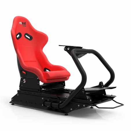 RSEAT S1 SIEGE DE COURSE ( BAQUET NOIR / CHASSIS NOIR & ROUGE)