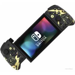 MANETTE HORI SPLIT PAD PRO PIKACHU BLACK ET GOLD EDITION SWITCH