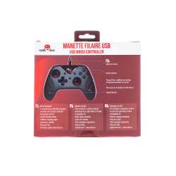 MANETTE FILAIRE NOIRE FREEKS SWITCH/PC AVEC CABLE 3M SWITCH