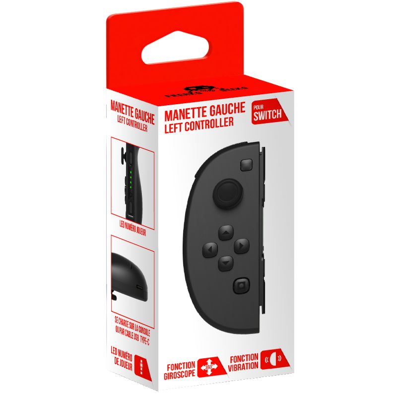 MANETTE JOYCON GAUCHE NOIRE FREEKS SWITCH