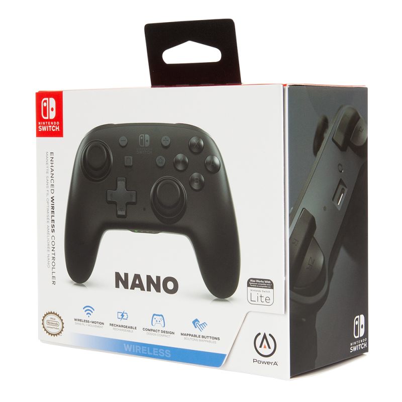 MANETTE NANO AVEC PALETTES POWERA - SANS FIL- NOIR SWITCH