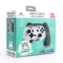 MANETTE SANS FIL SWITCH PANDY TAILLE ENFANT - CABLE 1M - VERTE