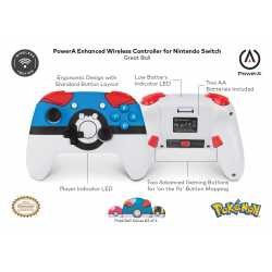 MANETTE SWITCH SANS FIL AVEC 2 BOUTONS ACTION AVANCEE- SUPER BALL (GREATBALL) SWITCH