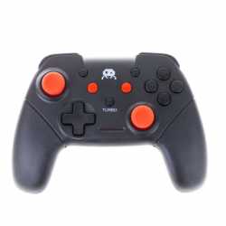 MANETTE SWITCH SANS FIL NOIRE ET ROUGE FREEKS SWITCH AVEC CABLE 1M SWITCH