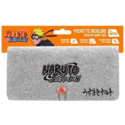 POCHETTE NARUTO SHIPPUDEN POUR SWITCH (GRIS CLAIR/ORANGE)