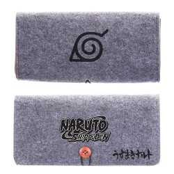 POCHETTE NARUTO SHIPPUDEN POUR SWITCH (GRIS FONCE/ORANGE)