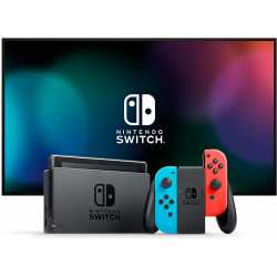 CONSOLE NINTENDO SWITCH AMELIOREE + JOY CON ROUGE ET BLEU