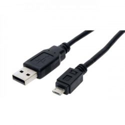 CABLE USB - MICRO USB 3M NOIR (SANS EMBALLAGE)