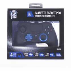 MANETTE FILAIRE ESPORT FPS-100 NOIRE AVEC 4 PALETTES FREEKS PS4