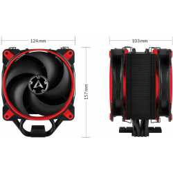 VENTIRAD ARCTIC FREEZER 34 ESPORTS DUO - VENTILATEUR PROCESSEUR POUR SOCKET INTET ET AMD, NOIR / ROUGE