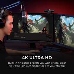 AVERMEDIA LIVE STREAMER CAM 513 WEBCAM ULTRA GRAND ANGLE 4K