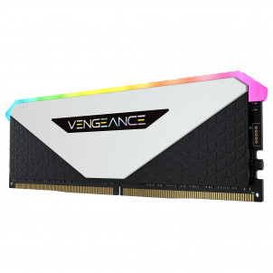 DDR4 3600 MHZ CORSAIR VENGEANCE RGB RT 32 GO (4 X 8 GO)CL18 - BLANC