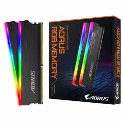 DDR 4 3733 MHZ GIGABYTE AORUS RGB KIT 16 GO DDR4-3733 CL19 (GP-ARS16G37)