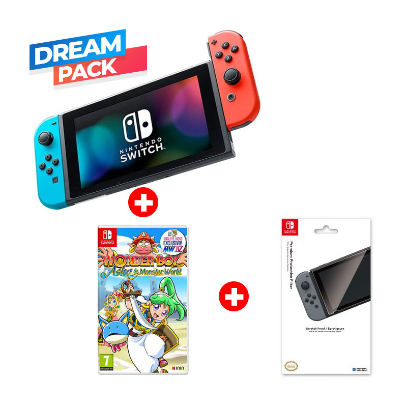 PACK 3 CONSOLE + JEU + VERRE TREMPE
