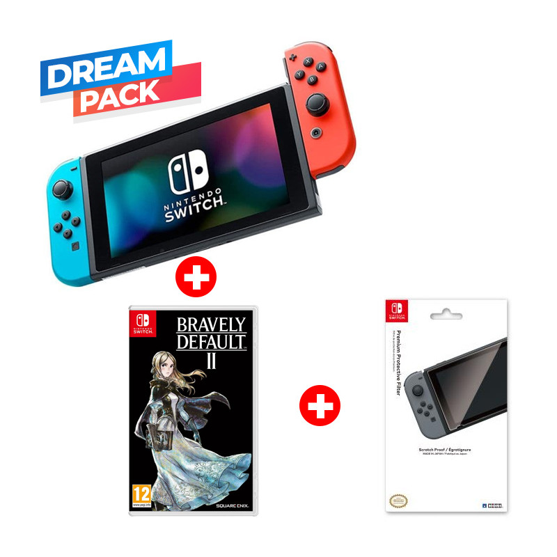 PACK 4 CONSOLE + JEU + VERRE TREMPE