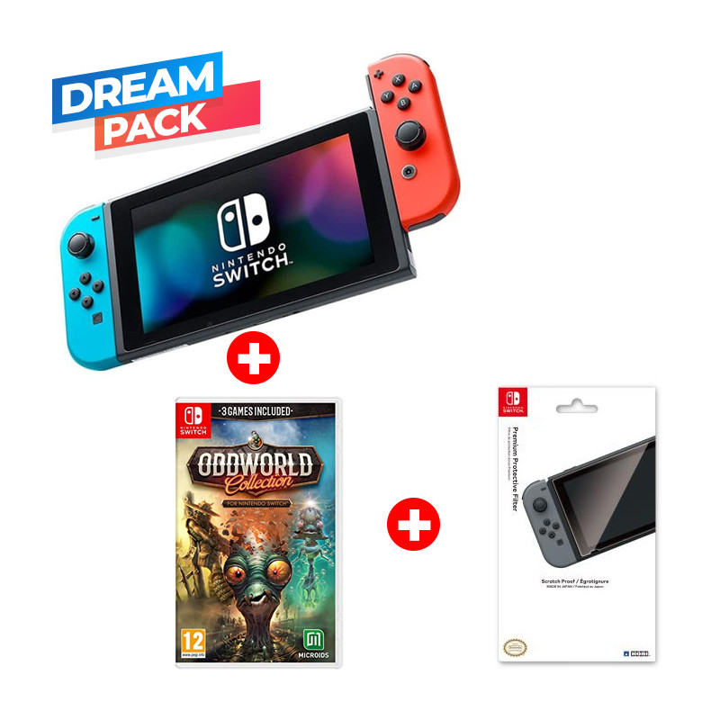 PACK 5 CONSOLE + JEU + VERRE TREMPE