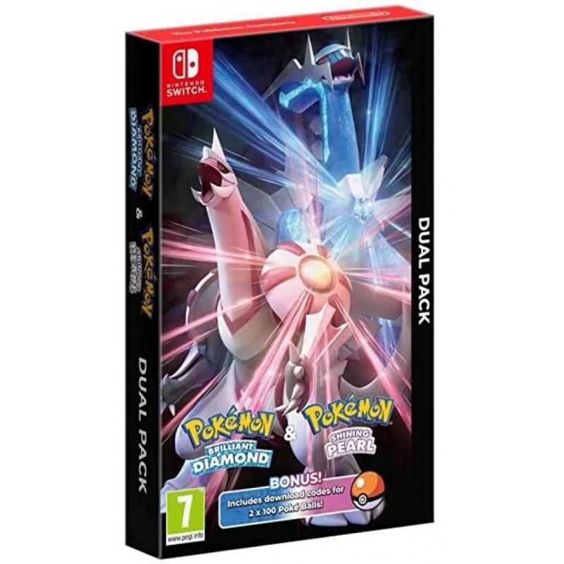 POKEMON PERLE SCINTILLANTE & DIAMANT ETINCELANT (PACK DUO) 2 JEUX SWITCH