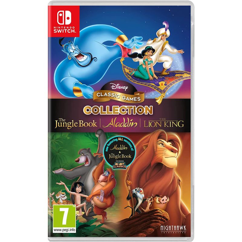 DISNEY CLASSIC GAMES COLLECTION: LE LIVRE DE LA JUNGLE/ ALADDIN / LE ROI LION SWITCH ( 3 JEUX)