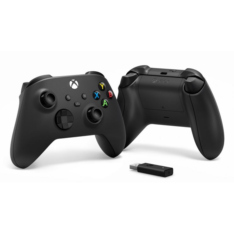 MANETTE XBOX ONE / PCWIRELESS + ADAPTATEUR WIFI POUR WINDOWS 10 (BLACK) ONE