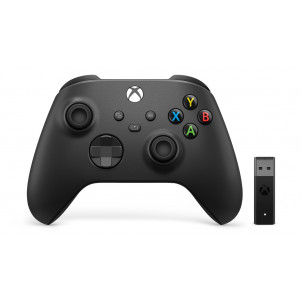 MANETTE XBOX ONE / PCWIRELESS + ADAPTATEUR WIFI POUR WINDOWS 10 (BLACK) ONE