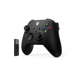 MANETTE XBOX ONE / PCWIRELESS + ADAPTATEUR WIFI POUR WINDOWS 10 (BLACK) ONE