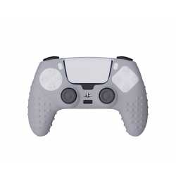 PROTECTION EN SILICONE PIRANHA POUR MANETTE PS5 DUALSENSE - GRIS