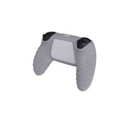 PROTECTION EN SILICONE PIRANHA POUR MANETTE PS5 DUALSENSE - GRIS