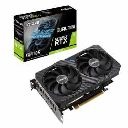CARTE GRAPHIQUE ASUS DUAL RTX 3060 TI V2 MINI OC EDITION 8GB (LHR)
