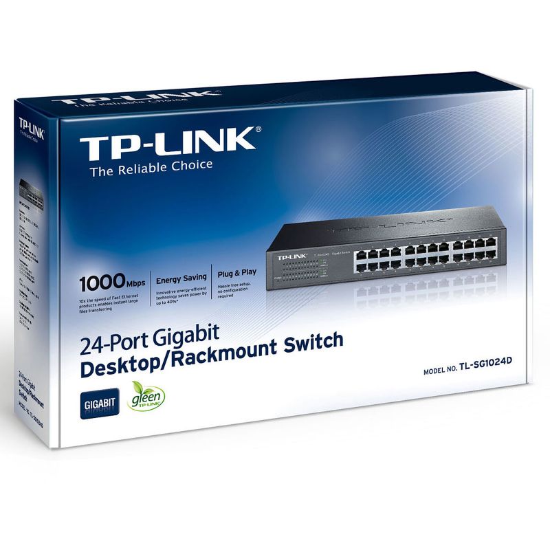 SWITCH TP-LINK 24 PORTS TL-SG1024D - GIGABIT