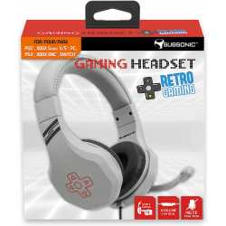 CASQUE RETRO GAMING HEADSET - CASQUE GAMER POUR NINTENDO SWITCH - PS5- PS4 - XBOX ONE - SERIESX- PC