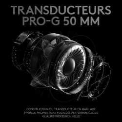 CASQUE LOGITECH G PRO GAMING CASQUE BLACK