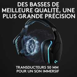 CASQUE LOGITECH G935 WIRELESS 7.1 LIGHTSYNC GAMING HEADSET