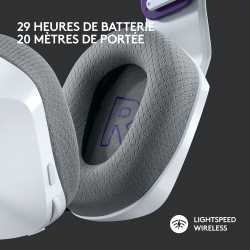 CASQUE LOGITECH G733 LIGHTSPEED HEADSET - WHITE