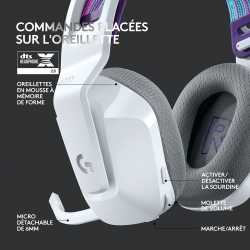 CASQUE LOGITECH G733 LIGHTSPEED HEADSET - WHITE