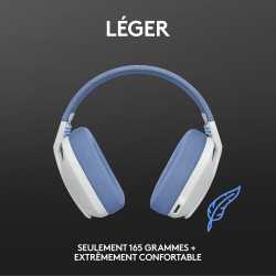 CASQUE LOGITECH - G435 GAMING HEADSET WHITE