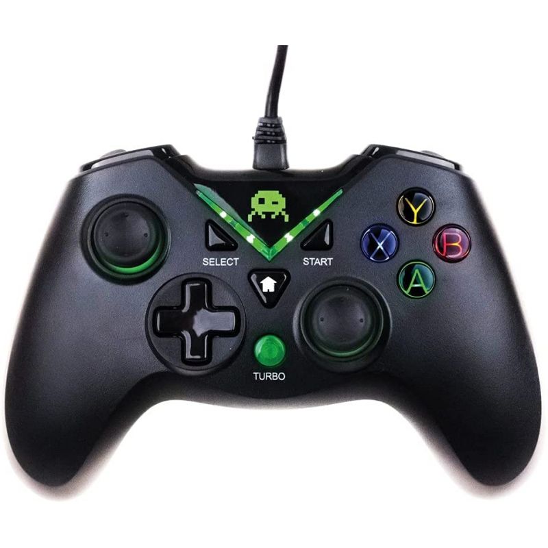 MANETTE FILAIRE NOIRE POUR XBOX ONE/ PC AVEC CABLE 3M (COMPATIBLE PS3/PC)