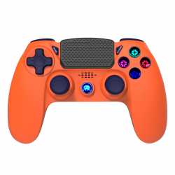 MANETTE PS4 SANS FIL BLUETOOTH BICOLORE ORANGE/BLEUE + 3.5 MM JACK FREEKS PS4