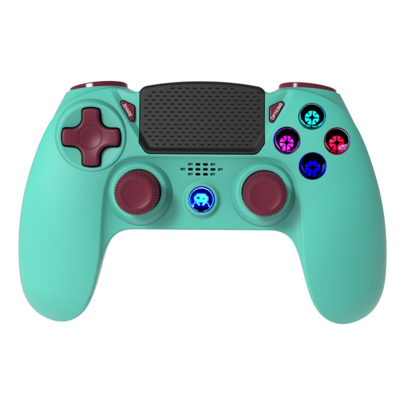 MANETTE PS4 SANS FIL BLUETOOTH BICOLORE STYLE BLUEBERRY + 3.5 MM JACK PS4