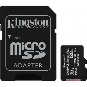 MICRO SD KINGSTON 128GB CLASSE 10 SDCS2/128GB + ADAPTATEUR SD