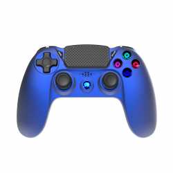 MANETTE PS4 SANS FIL BLUETOOTH BLUE METAL + 3.5 MM JACK PS4