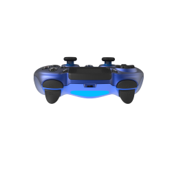 MANETTE PS4 SANS FIL BLUETOOTH BLUE METAL + 3.5 MM JACK PS4