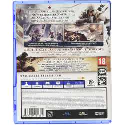 ASSASSINS CREED III ET LIBERATION HD REMASTER ( 2 JEUX ) PS4