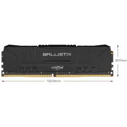 DDR 4 BALLISTIX BLACK 8 GO 3200 MHZ CL16